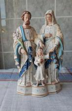Statue sainte famille en biscuit, Enlèvement ou Envoi