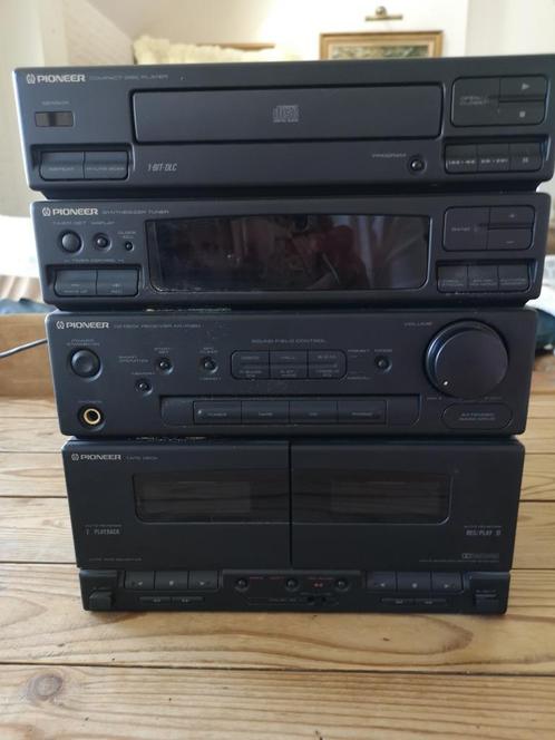 stereoketen Pioneer met cd en dubbele cassettedeck, TV, Hi-fi & Vidéo, Chaîne Hi-fi, Ne fonctionne pas, Deck cassettes ou Lecteur-enregistreur de cassettes