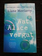 Liane Moriarty - Wat Alice vergat, Comme neuf, Enlèvement ou Envoi