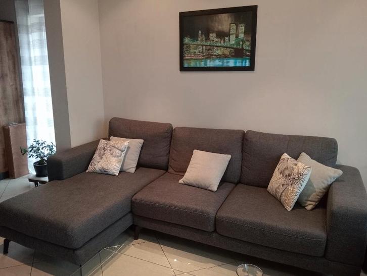 ️ Salon 3 places méridienne + 2 places, Maison & Meubles, Canapés | Salons, Comme neuf, Tissus, Enlèvement