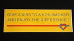 Give a kiss to a non smoker - campagne roken, sigaretten, Verzamelen, Ophalen of Verzenden, Nieuw, Overige typen
