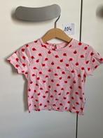 Tshirt met appeltjes (Besties) maat 104, Kinderen en Baby's, Kinderkleding | Maat 104, Ophalen of Verzenden, Zo goed als nieuw