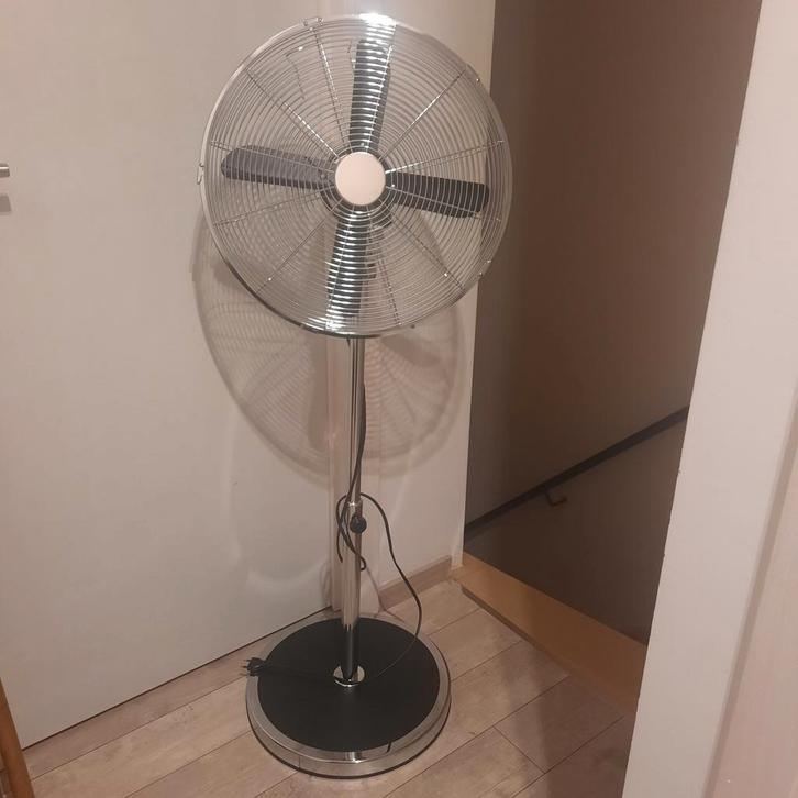 Chrome ventilator Sencys, Elektronische apparatuur, Ventilatoren, Zo goed als nieuw, Ophalen