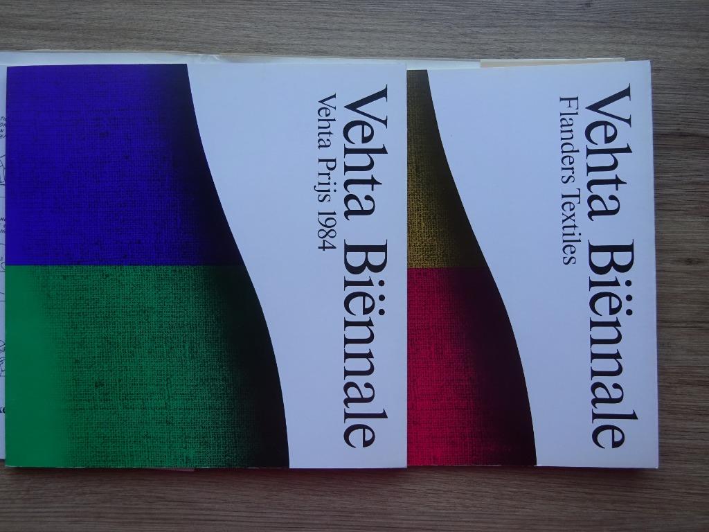 Vehta Biënale Flanders Textiles 1984 Vichte, Ophalen of Verzenden, Zo goed als nieuw, Schilder- en Tekenkunst