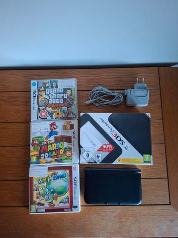 Nintendo 3DS XL - Nieuwstaat + Games + in uitstekende staat, beschikbaar voor biedingen