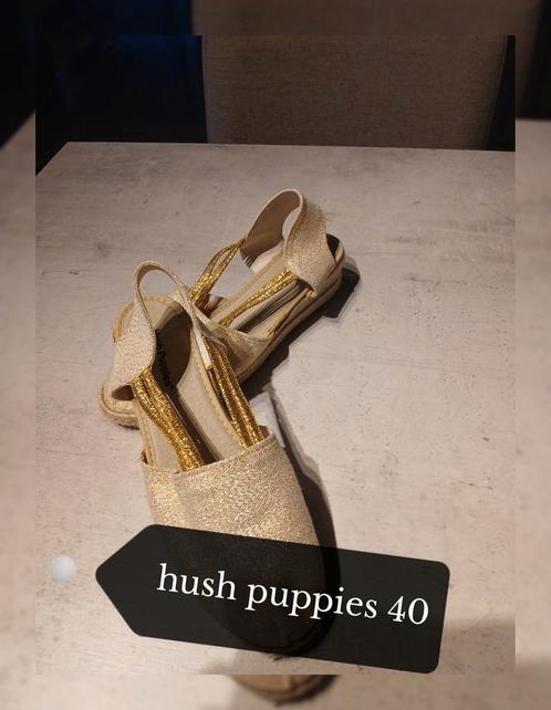 Espadrilles hush puppies 40, Kleding | Dames, Schoenen, Zo goed als nieuw, Espadrilles, Beige, Ophalen of Verzenden