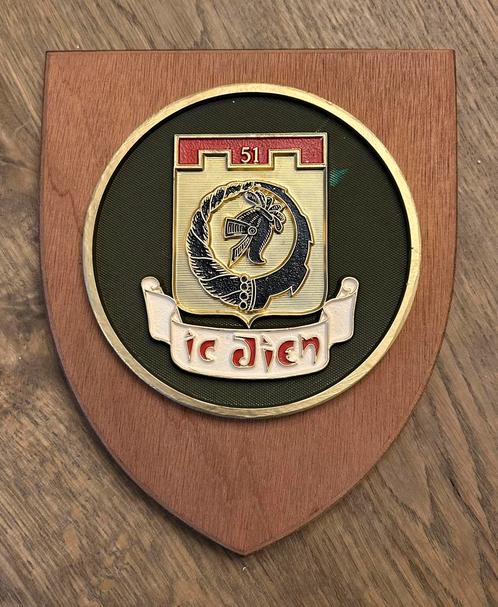 Schildje 51 Bataljon Genie Dep en Maint, Verzamelen, Militaria | Algemeen, Landmacht, Ophalen of Verzenden