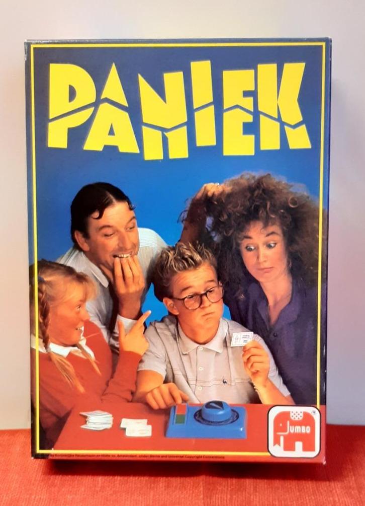 gezelschapsspel Paniek van Jumbo (Sinterklaas), Hobby en Vrije tijd, Gezelschapsspellen | Kaartspellen, Gebruikt, Vijf spelers of meer