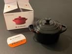 Le creuset - mini cocotte - zwart kookpotje, Huis en Inrichting, Keuken | Potten en Pannen, Ophalen of Verzenden, Nieuw