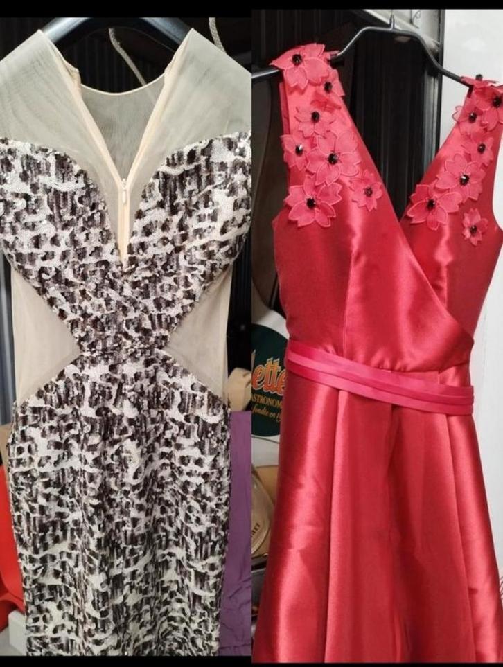 ✓ SET VAN 2 COUTURISSIMO PRACHTIGE CEREMONIE- EN AVONDJURKEN, Kleding | Dames, Gelegenheidskleding, Nieuw, Galajurk, Maat 38/40 (M)