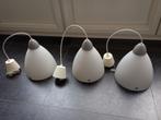 3 hanglampen Ikea Kvintett, Minder dan 50 cm, Glas, Gebruikt, Ophalen
