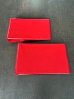 2 fardes rouges à anneaux, Enlèvement ou Envoi, Utilisé
