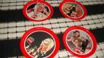 4 verschillende metalen vintage Coca Cola Onderzetters, Ophalen of Verzenden, Nieuw, Overige typen