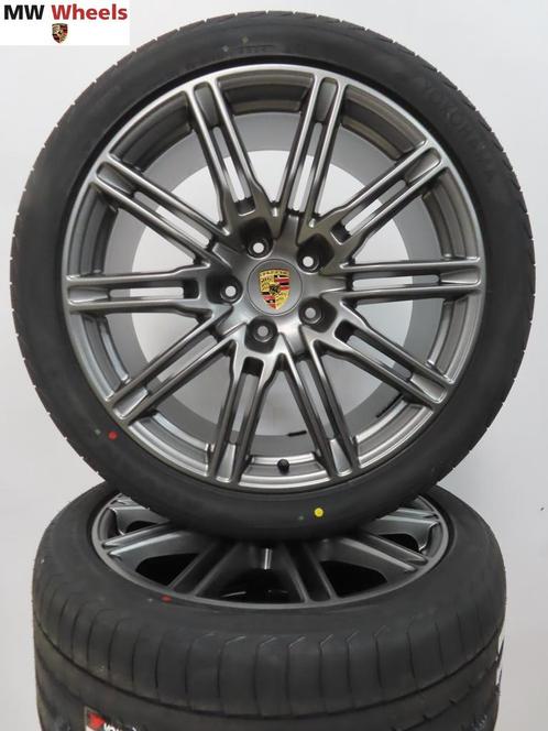 Porsche Cayenne GTS 21 inch velgen zomerbanden nieuwe set, Auto-onderdelen, Banden en Velgen, Banden en Velgen, Zomerbanden, 21 inch