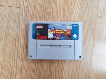 F1 Pole Position 2 voor de Super Nintendo (SNES) beschikbaar voor biedingen