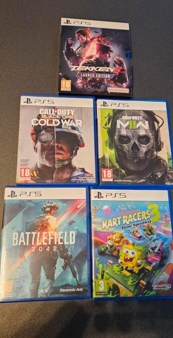 PS5 GAMES 5 STUKS beschikbaar voor biedingen
