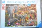 ravensburger puzzel 3000 stukjes afrikaanse dierenwereld, Ophalen of Verzenden, Nieuw