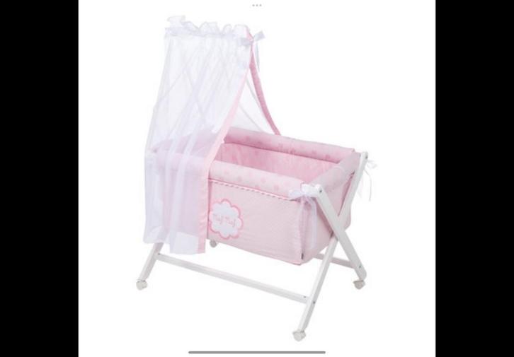 Nieuwe wieg , wit/roze , ongebruikt !!!, Kinderen en Baby's, Kinderkamer | Bedden, Nieuw, Ophalen of Verzenden