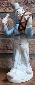 Porcelaine - Clown tambourin - Excellent état - 25€, Antiquités & Art, Enlèvement ou Envoi