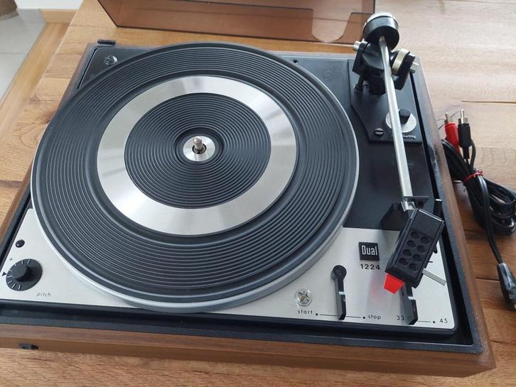 Vintage DUAL CS 1224 platenspeler, Audio, Tv en Foto, Platenspelers, Refurbished, Platenspeler, Dual, Ophalen