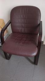 6 ces chaises de bureau vintage 15€ pièce, Enlèvement, Utilisé, Brun, Chaise de bureau