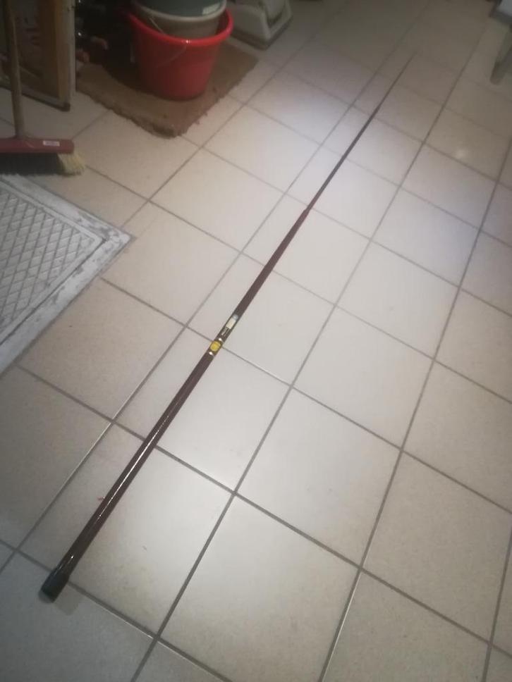 Canne à pêche Malevé Fiber Glass natural 240 cm NEUF, Watersport en Boten, Hengelsport | Algemeen, Nieuw, Complete hengel, Ophalen