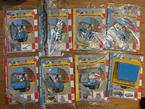 Lot de 8 Numéros Tintin : La Jeep bleue d’objectif lune, Hobby en Vrije tijd, Modelbouw | Auto's en Voertuigen, Nieuw, Auto, Groter dan 1:32