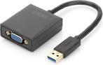 Digitus USB 3.0 to VGA Adapter, 1080p Input USB, Output VGA, Ophalen of Verzenden, Nieuw