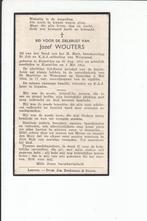 40-45 : Jozef Wouters , luchtaanval Kessel-Lo op 01/05/1944, Verzamelen, Bidprentjes en Rouwkaarten, Bidprentje, Ophalen of Verzenden