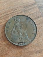 Munt One Penny 1921 - Groot-Brittannië, Ophalen of Verzenden