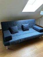 Canapé lit IKEA avec coussin et accoudoir, Zo goed als nieuw