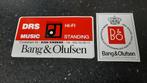2 stickers Hifi audio TV Bang & Olufsen Elektro, Ophalen of Verzenden, Merk, Zo goed als nieuw