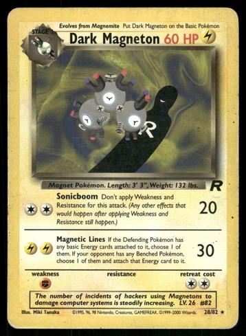 Dark Magneton 28/82 - Team Rocket (NM) beschikbaar voor biedingen