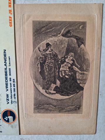 Ets Felicien Rops Frontispice Le Roman d'une nuit beschikbaar voor biedingen