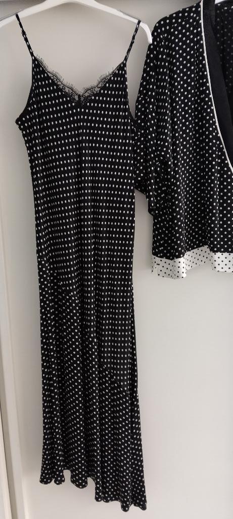 KLEED + VESTJE YESSICA PREMIUM, Kleding | Dames, Jurken, Zo goed als nieuw, Maat 38/40 (M), Zwart, Verzenden