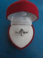 Bague - couleur argentée - champignon (NOUVEAU), Bijoux, Sacs & Beauté, Bagues, Neuf, Enlèvement ou Envoi, Fer ou Acier, Plus petit que 17