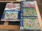 Jan van Haasteren puzzels (5 dozen), Ophalen of Verzenden, 500 t/m 1500 stukjes, Gebruikt, Legpuzzel