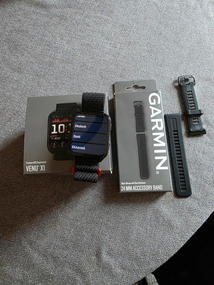 Garmin venu x1, Handtassen en Accessoires, Horloges | Heren, Ophalen of Verzenden