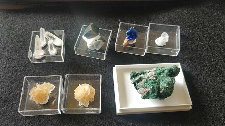 Partij mineralen #1, Verzamelen, Mineralen en Fossielen, Mineraal, Ophalen of Verzenden