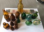 Collectie oude gekleurde mini flesjes, Ophalen of Verzenden