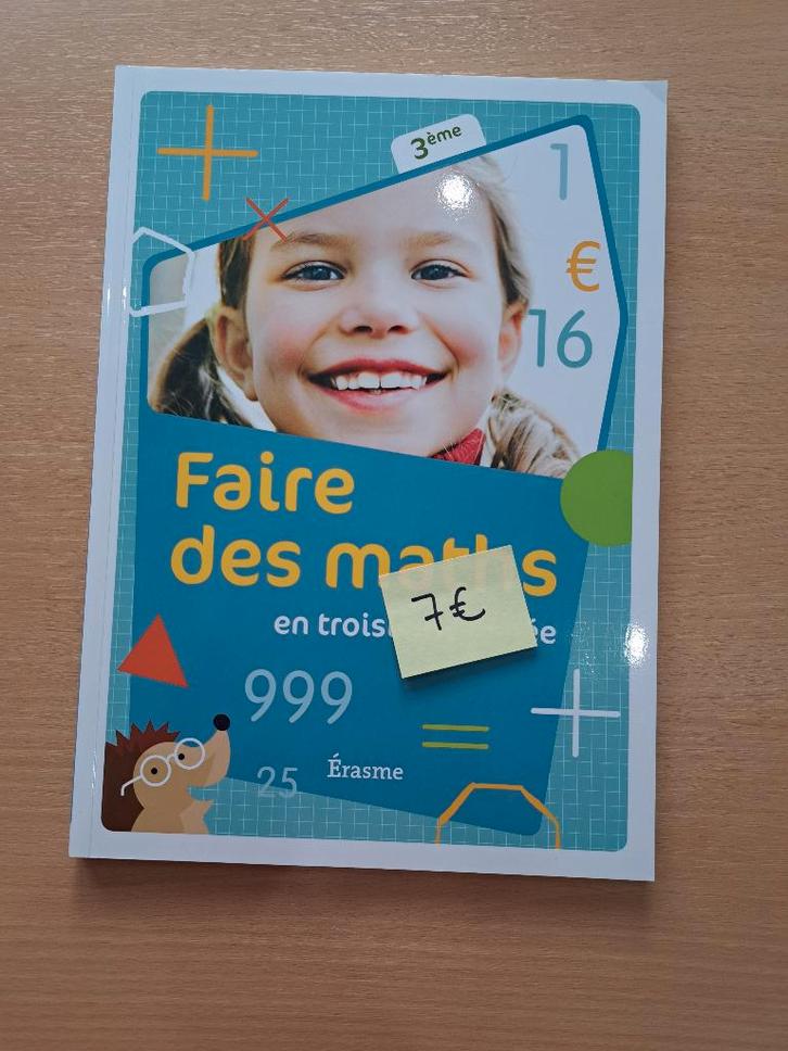 Faire des maths 3 - Manuel scolaire math, Livres, Livres scolaires, Neuf, Mathématiques A, Primaire, Enlèvement