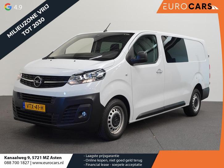 Opel Vivaro 2.0 CDTI L3H1 145PK Dubbele Cabine Edition Airco, Auto's, Bestelwagens en Lichte vracht, Bedrijf, Te koop, ABS, Airbags