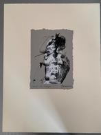 Luc Verstraete - 2 werken: ets en zeefdruk, Antiek en Kunst, Ophalen of Verzenden