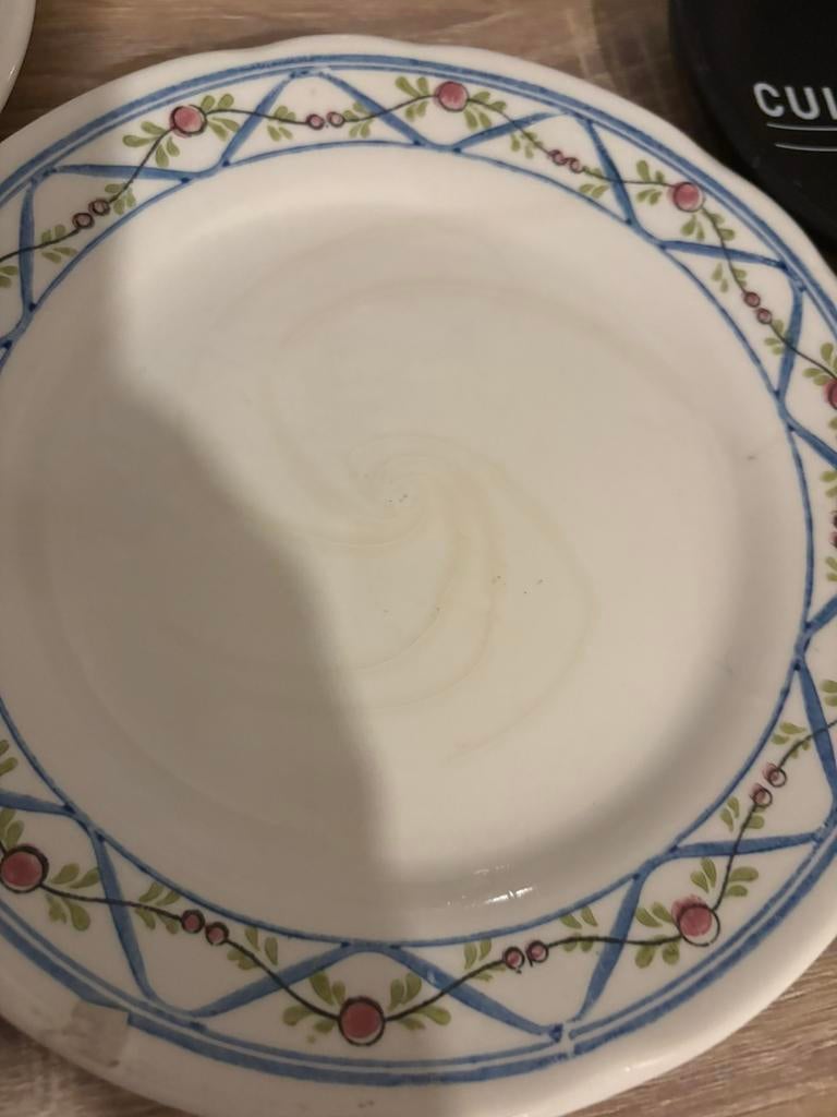 Dessertbord en dinerborden, Ophalen