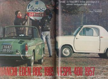 Vespa 400 Autobianchi Eden Roc voiturettes microcars kleinwa beschikbaar voor biedingen