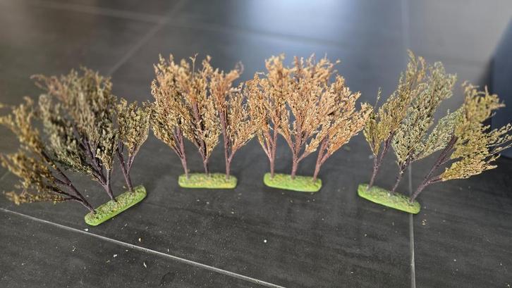 Set bomen kerst modelbouw, Diversen, Kerst, Zo goed als nieuw, Ophalen of Verzenden