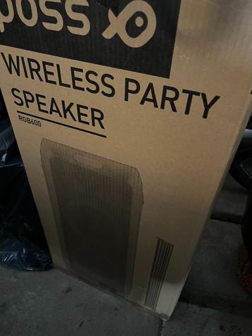 RGB600 POSS wireless party speaker neuf en boite beschikbaar voor biedingen
