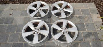 Skoda aluminium velgen 17'', Enlèvement, Pneus hiver, Jante(s)