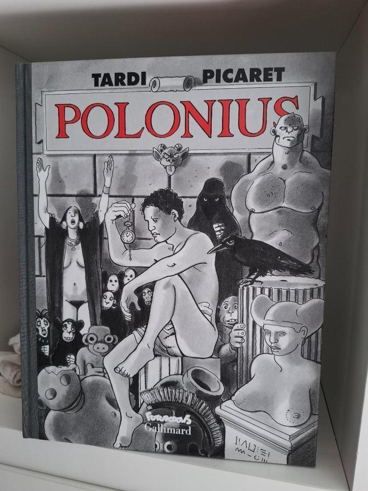 POLONIUS TARDI DOS TOILE GRIS REEDITION 2000 TBE, Boeken, Stripverhalen, Zo goed als nieuw, Eén stripboek, Ophalen of Verzenden