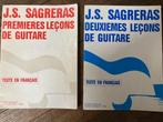 Méthodes-Partitions guitare - J. Sagreras, Musique & Instruments, Guitare classique ou espagnole, Utilisé, Enlèvement ou Envoi